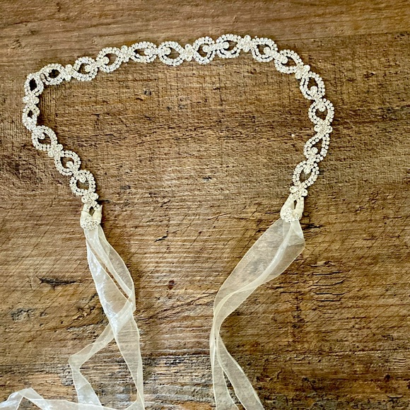 Accessories - Diamond Rhinestone waist accent tie/belt